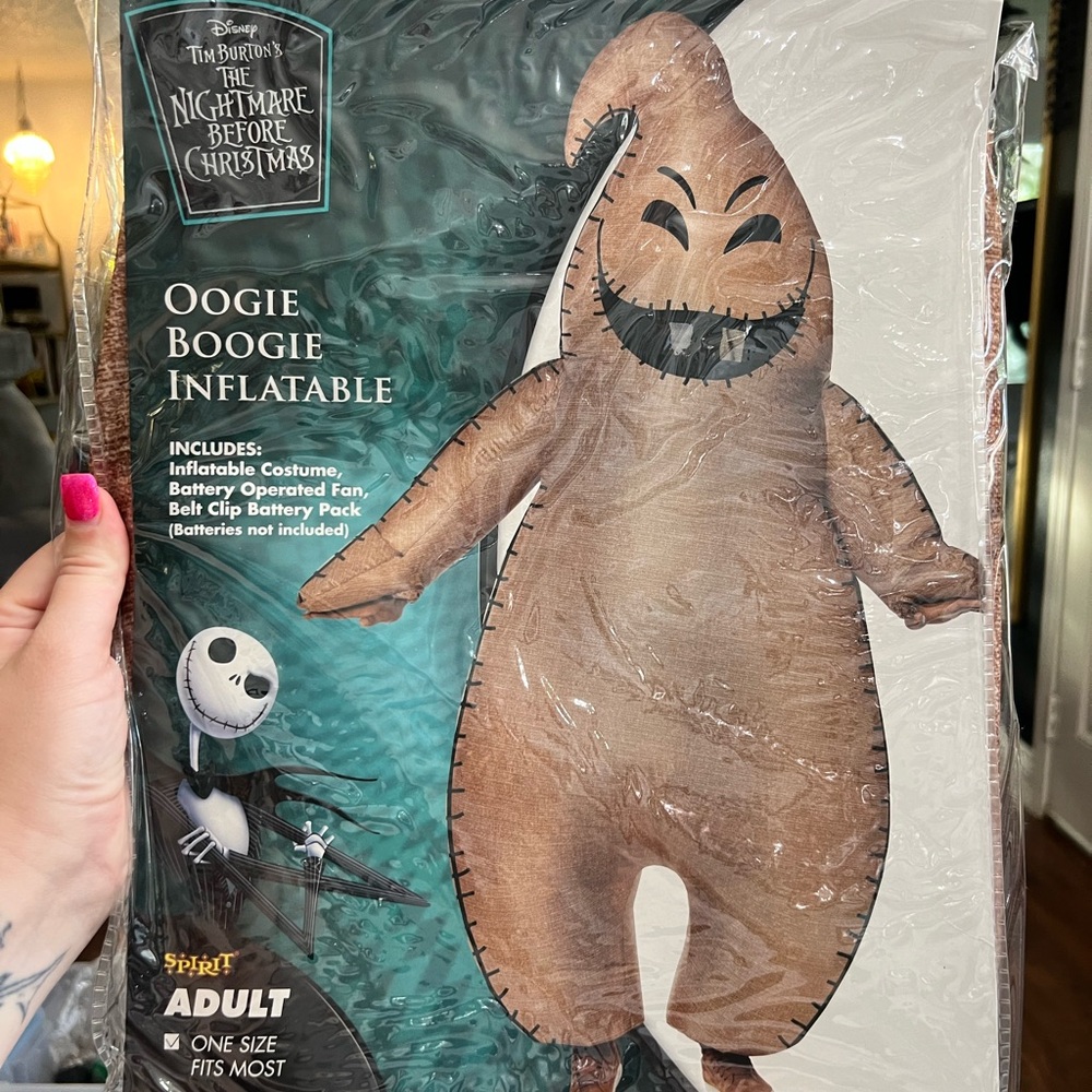 Spirit Oogie Boogie Inflatable Costume with Black Accents